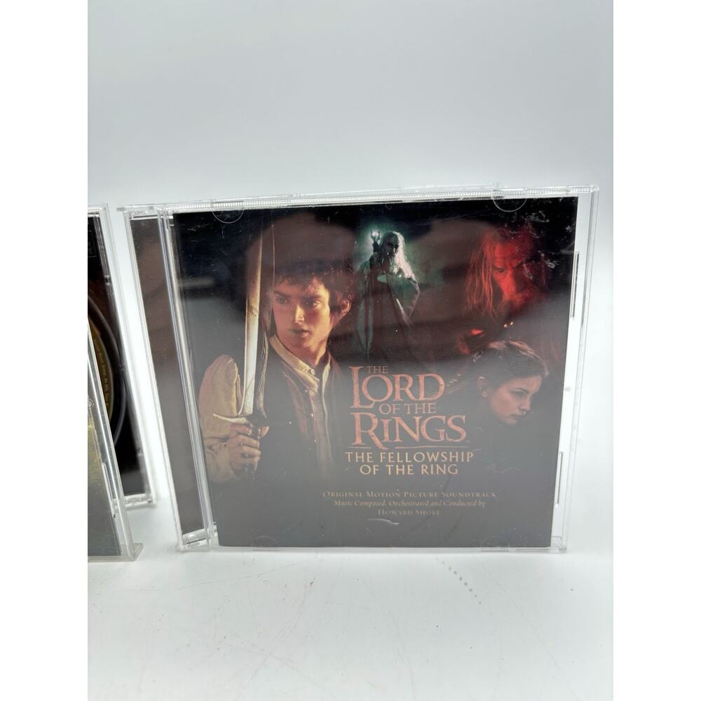 Lot (2) Lord of the Rings: The Two Towers & Fellowship Of The Ring Soundtrack CD - Picture 3 of 14